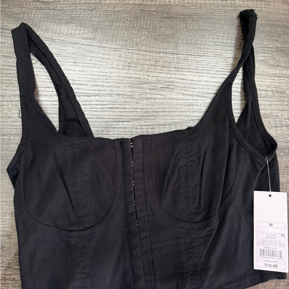 Target Black Crop Top Tank
